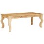 Mesa de Café Marrón 110 x 55 x 40 cm Madera de mango maciza en Mesas de comedor | Comprar online en Foru.es