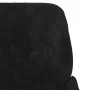 Sillón de terciopelo negro 62x79x79 cm de vidaXL, Sillones - Ref: Foro24-351409, Precio: 91,26 €, Descuento: %