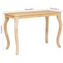 Mesa de Café Marrón 110 x 55 x 77 cm Madera de mango maciza en Mesas de comedor | Comprar online en Foru.es