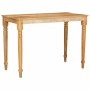 Mesa de Café Marrón 110 x 55 x 77 cm Madera de mango maciza en Mesas de comedor | Comprar online en Foru.es