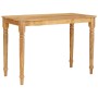 Mesa de Café Marrón 110 x 55 x 77 cm Madera de mango maciza en Mesas de comedor | Comprar online en Foru.es