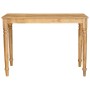 Mesa de Café Marrón 110 x 55 x 77 cm Madera de mango maciza en Mesas de comedor | Comprar online en Foru.es