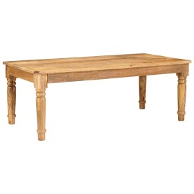 Mesa de Café Marrón 110 x 55 x 40 cm Madera de mango maciza en Mesas de comedor | Comprar online en Foru.es