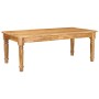 Mesa de Café Marrón 110 x 55 x 40 cm Madera de mango maciza en Mesas de comedor | Comprar online en Foru.es