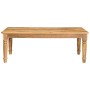 Mesa de Café Marrón 110 x 55 x 40 cm Madera de mango maciza en Mesas de comedor | Comprar online en Foru.es