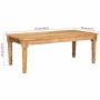 Mesa de Café Marrón 110 x 55 x 40 cm Madera de mango maciza en Mesas de comedor | Comprar online en Foru.es