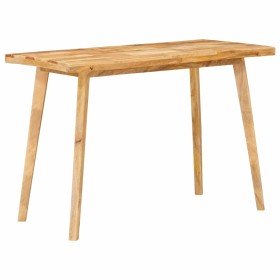 Mesa de comedor Natural 100 x 55 x 75 cm Madera de mango maciza en Mesas de comedor | Comprar online en Foru.es