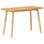 Mesa de comedor Natural 100 x 55 x 75 cm Madera de mango maciza en Mesas de comedor | Comprar online en Foru.es