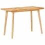 Mesa de comedor Natural 100 x 55 x 75 cm Madera de mango maciza en Mesas de comedor | Comprar online en Foru.es