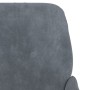 Sillón de terciopelo gris oscuro 62x79x79 cm de vidaXL, Sillones - Ref: Foro24-351405, Precio: 91,33 €, Descuento: %
