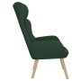 Sillón de relax de tela verde oscuro de vidaXL, Sillones - Ref: Foro24-341295, Precio: 126,24 €, Descuento: %