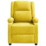 Sillón reclinable de tela amarillo de vidaXL, Sillones - Ref: Foro24-342746, Precio: 204,19 €, Descuento: %