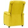 Sillón reclinable de tela amarillo de vidaXL, Sillones - Ref: Foro24-342746, Precio: 204,19 €, Descuento: %