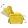 Sillón reclinable de tela amarillo de vidaXL, Sillones - Ref: Foro24-342746, Precio: 204,19 €, Descuento: %