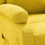 Sillón reclinable de tela amarillo de vidaXL, Sillones - Ref: Foro24-342746, Precio: 204,19 €, Descuento: %