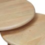 Mesas de Café Nido 2 pcs Negro Madera de mango maciza en Mesas de centro | Comprar online en Foru.es