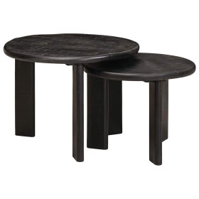 Mesas de Café Nido 2 pcs Madera de mango maciza en Mesas de centro | Comprar online en Foru.es