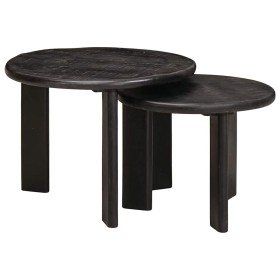 Mesas de Café Nido 2 pcs Madera de mango maciza en Mesas de centro | Comprar online en Foru.es