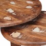 Mesas de Café Nido 3 pcs Multicolor Madera reciclada maciza en Mesas de centro | Comprar online en Foru.es