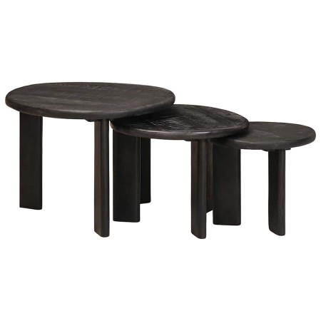 Mesas de Café Nido 3 pcs Madera de mango maciza en Mesas de centro | Comprar online en Foru.es