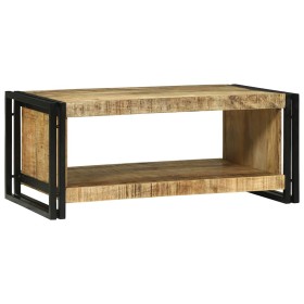 Mesa de Café Marrón 90 x 50 x 38 cm Madera de mango maciza en Mesas de centro | Comprar online en Foru.es