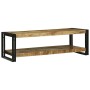 Mesa de Café Marrón 120 x 50 x 38 cm Madera de mango maciza en Mesas de centro | Comprar online en Foru.es