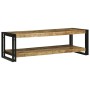 Mesa de Café Marrón 120 x 50 x 38 cm Madera de mango maciza en Mesas de centro | Comprar online en Foru.es