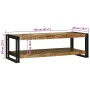 Mesa de Café Marrón 120 x 50 x 38 cm Madera de mango maciza en Mesas de centro | Comprar online en Foru.es