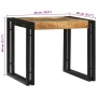 Mesa de Café 2 pcs Marrón Madera de mango maciza en Mesas de centro | Comprar online en Foru.es