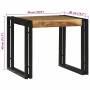 Mesa de Café 2 pcs Marrón Madera de Acacia Sólida en Mesas de centro | Comprar online en Foru.es