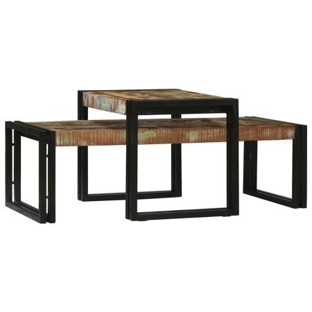 Mesa de Café 2 pcs Multicolor Madera sólida recuperada en Mesas de centro | Comprar online en Foru.es