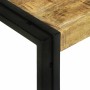 Mesa Nido 3 pcs Marrón y Negro Madera de Mango Sólida y Metal en Mesas auxiliares | Comprar online en Foru.es