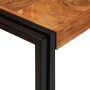 Mesa Nido 3 pcs Marrón y Negro Madera maciza de Acacia y Metal en Mesas auxiliares | Comprar online en Foru.es