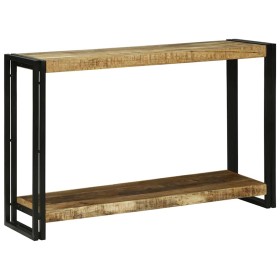 Mesa Consola Marrón 120 x 33 x 75 cm Madera de mango maciza en Mesas consola | Comprar online en Foru.es