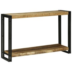 Mesa Consola Marrón 120 x 33 x 75 cm Madera de mango maciza en Mesas consola | Comprar online en Foru.es