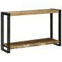 Mesa Consola Marrón 120 x 33 x 75 cm Madera de mango maciza en Mesas consola | Comprar online en Foru.es