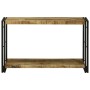 Mesa Consola Marrón 120 x 33 x 75 cm Madera de mango maciza en Mesas consola | Comprar online en Foru.es