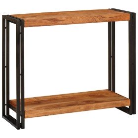 Mesa Consola Marrón 90 x 33 x 75 cm Madera de Acacia Sólida en Mesas consola | Comprar online en Foru.es