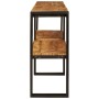 Mesa Consola Marrón 160 x 33 x 75 cm Madera de mango maciza en Mesas consola | Comprar online en Foru.es