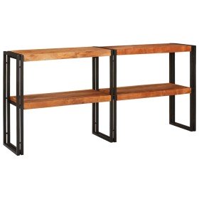Mesa Consola Marrón 160 x 33 x 75 cm Madera de Acacia Sólida en Mesas consola | Comprar online en Foru.es