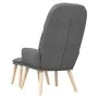 Sillón de relax con taburete tela gris claro de vidaXL, Sillones - Ref: Foro24-3097342, Precio: 129,57 €, Descuento: %