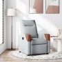 Sillón reclinable de tela gris claro en Sillones | Comprar online en Foru.es