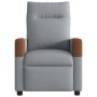 Sillón reclinable de tela gris claro en Sillones | Comprar online en Foru.es