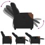 Sillón reclinable de tela negro en Sillones | Comprar online en Foru.es