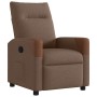 Sillón reclinable de tela marrón en Sillones | Comprar online en Foru.es
