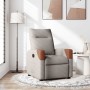 Sillón reclinable de tela gris taupe en Sillones | Comprar online en Foru.es