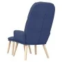 Sillón de relax con reposapiés tela azul de vidaXL, Sillones - Ref: Foro24-3097346, Precio: 132,39 €, Descuento: %
