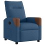 Sillón reclinable de tela azul en Sillones | Comprar online en Foru.es