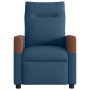 Sillón reclinable de tela azul en Sillones | Comprar online en Foru.es