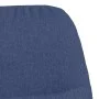 Sillón de relax con reposapiés tela azul de vidaXL, Sillones - Ref: Foro24-3097346, Precio: 132,39 €, Descuento: %